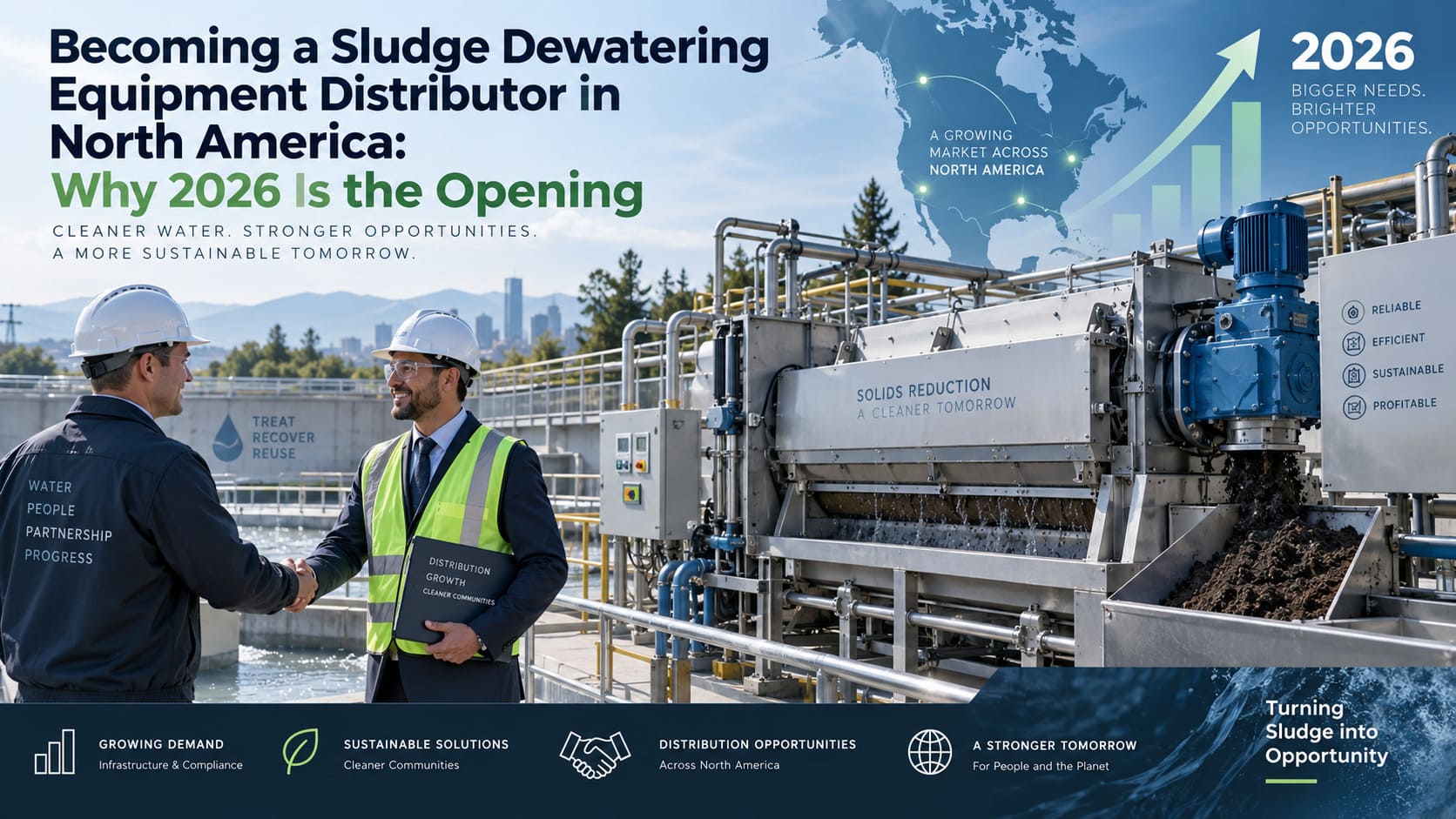 Distributing Sludge Dewatering Equipment in Europe: The 2024 Wastewater Directive Creates a Twenty-Year Capital Cycle